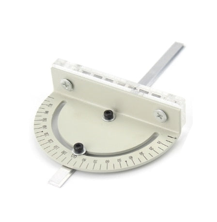 Aluminum Router Table Insert Plate W/Miter Gauge For Woodworking Benches Table Saw Multifunctional Trimmer Engraving Machine