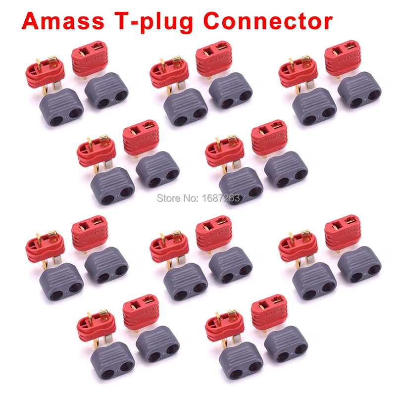5/ 10 Pairs XT30 XT30U XT60 XT60H XT90 EC2 EC3 EC5 T Plug Battery Connector Set Male Female Gold Plated Banana Plug for RC Parts