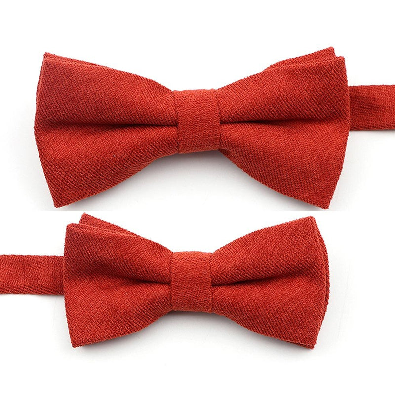 NEW Macarons Solid Color Men Bow Tie Super Soft Suede Classic Shirts Bowtie Bowknot Adult Child Butterfly Cravats For Wedding