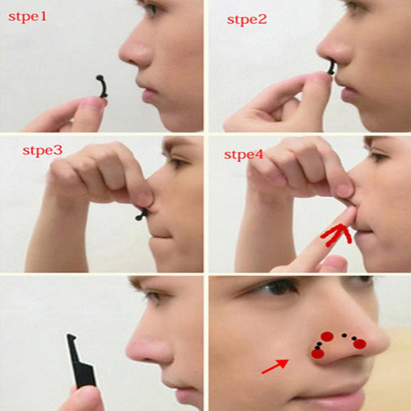 6pcs/set Beauty Nose Up Lifting Bridge Shaper Nose Clip Nose