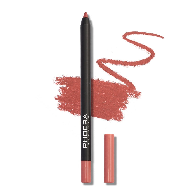 Waterproof Matte Brown Lip Liner 12 Color  Long Lasting Moisturizing Sexy Lip Pencil Women Natural Lipstick Makeup Lip Cosmetic