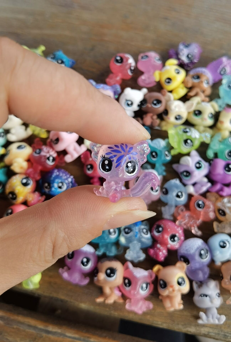 15PCS Littlest Pet Baby Shop LPS Tiniest Mini Figure Original Super Tiny Animal Sheep Bird Bunny Kids Toy Collectibles