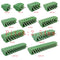 2.54mm/0.1&quot; Pitch PCB Screw Terminal Block Connector 2P 3P 4P 5P 6P 7P 8P 9P 10P 12P 16Pin Terminals 150V 6A for 26-18AWG Cable