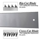 Ryoba Japanese Saw 3-Edge Tooth Pull Saws Flexible Flush Cut Hand Saw for Tenon Wood Fine Cutting Woodworking