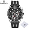 NAVIFORCE Luxury Watches for Men Fashion Silicone Strap Military Waterproof Sport Chronograph Quartz WristWatch Clock With Date