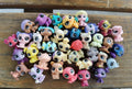 15PCS Littlest Pet Baby Shop LPS Tiniest Mini Figure Original Super Tiny Animal Sheep Bird Bunny Kids Toy Collectibles