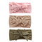 3pcs/lot Cable Knit Baby Girl Headband Bandeau Bebe Nylon Headbands for Newborn Girls Elastic Hair Band Baby Hair Accessories
