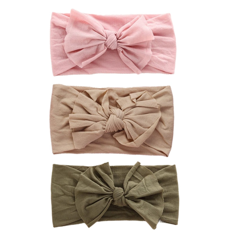 3pcs/lot Cable Knit Baby Girl Headband Bandeau Bebe Nylon Headbands for Newborn Girls Elastic Hair Band Baby Hair Accessories