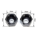 LAVIE 2 pcs set 6mm or 6.35mm or 8mm collet chuck with nut Engraving Trimming Machine Electric Router Milling Cutter Accessories