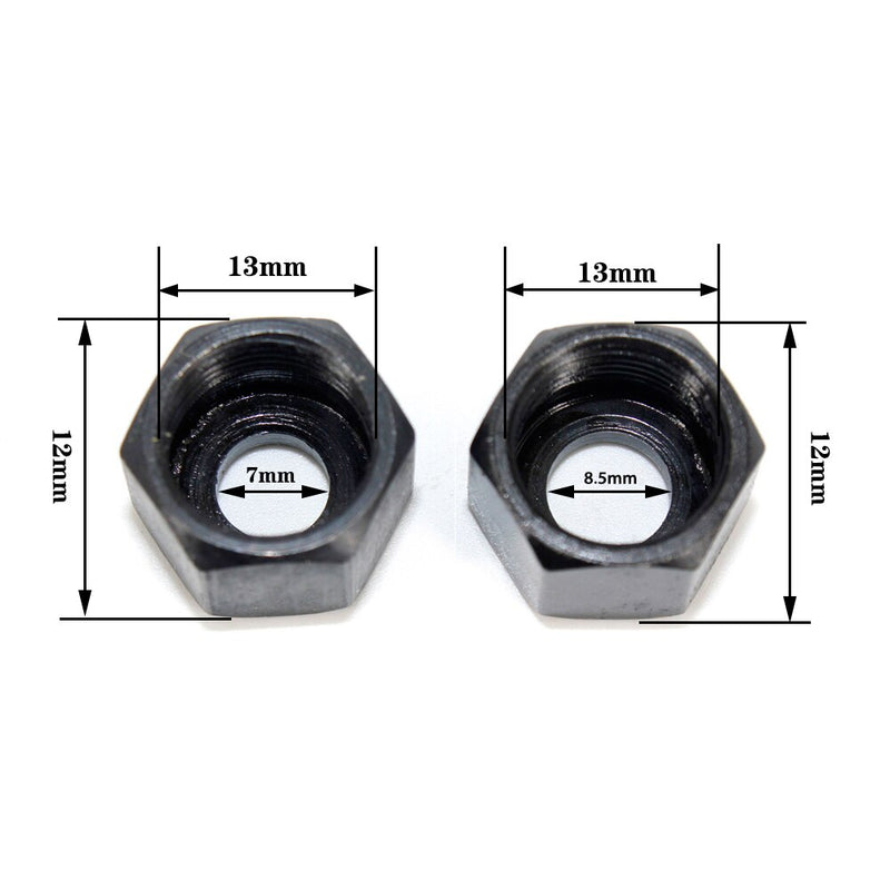 LAVIE 2 pcs set 6mm or 6.35mm or 8mm collet chuck with nut Engraving Trimming Machine Electric Router Milling Cutter Accessories
