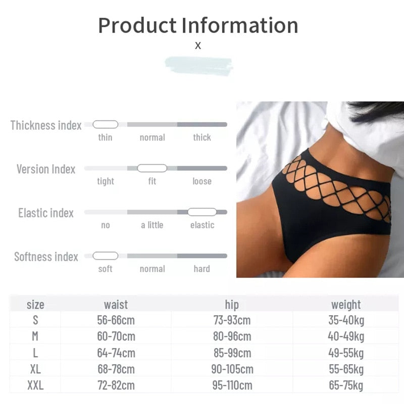 Sexy G-string Thongs Cotton Women Panties Hollow Out Slip Femme Plus Size S-XXL Underwear For Women Female Lingerie Underpants