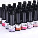 LILYCUTE 3 PCS Gel Nail Polish Set Nude Pink Glitter Sequins Matte Effect Gel Long Lasting Base Top Coat Nail Art Design Hybrid