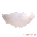 Women Lolita Cosplay Petticoat A-Line Puffy Tutu Skirt Layered Tulle Ballet Dance Pettiskirts Big Bowknot Underskirt
