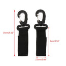 2pcs/Set Stroller Hooks Wheelchair Stroller Pram Carriage Bag Hanger Hook Baby Strollers Shopping Bag Clip Stroller Accessories