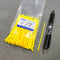 100pcs/bag 8 Color 2.5mmx100mm 2.5mm*100mm Self-Locking Nylon Wire Cable Zip Ties Cable Ties White Black Organiser Fasten Cable