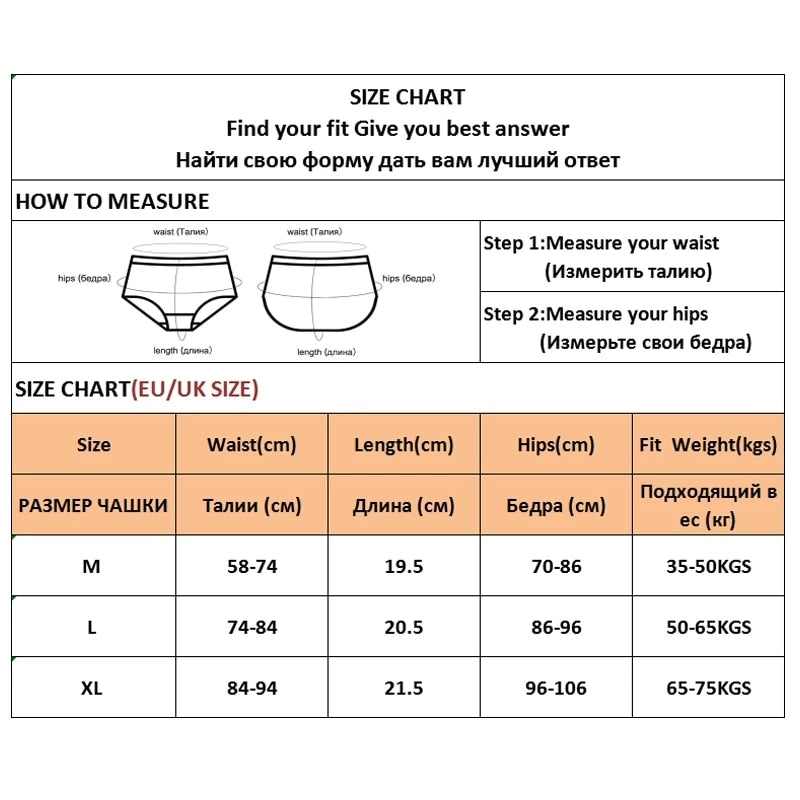 4PCS/Set Cotton Panties Women&