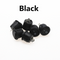 6Pcs 20mm Diameter Round Rocker Switches Black Mini Round Black White Red 2 Pin ON-OFF Rocker Switch KCD1-105