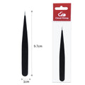 Hair Removal Tweezers Stainless Steel Eyebrow Tweezers Pink Slanted Black Tip Point Face Harmless Makeup Beauty Tool Black/Pink
