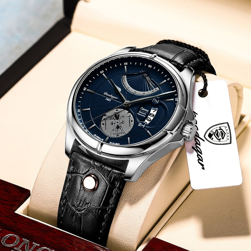 Swiss Brand POEDAGAR Men Watch Fashion Top Luxury Sport Men&