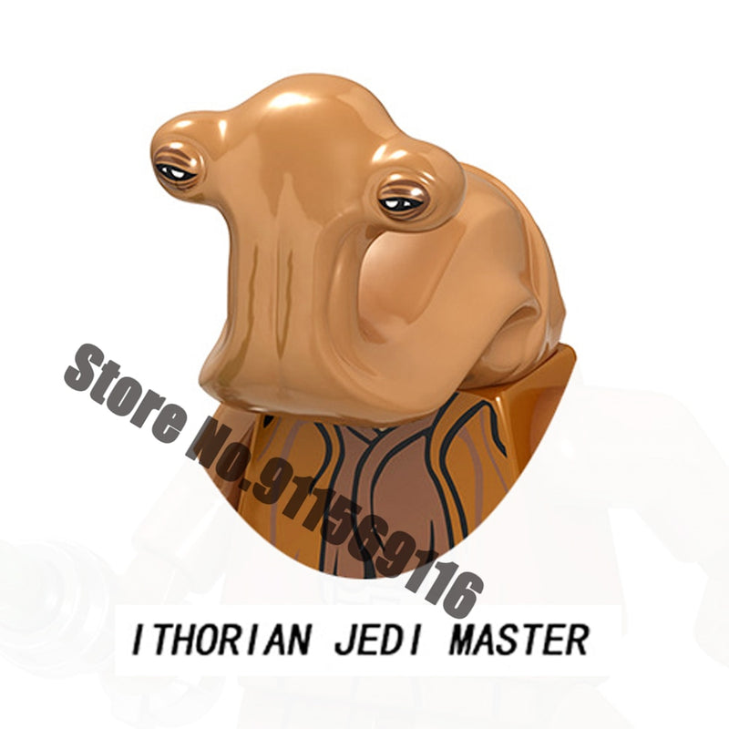 Disney Luke Skywalker Ahsoka Tano Building Block Yoda Obi-Wan Kenobi Sith Kylo Ren Count Dooku Starkiller Brick Figure Toy