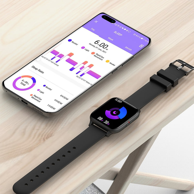 COLMI P8 Mix 1.69 Inch Smart Watch Men Heart Rate Monitor IP67 Waterproof Women Smartwatch Fitness Tracker for iPhone Plus