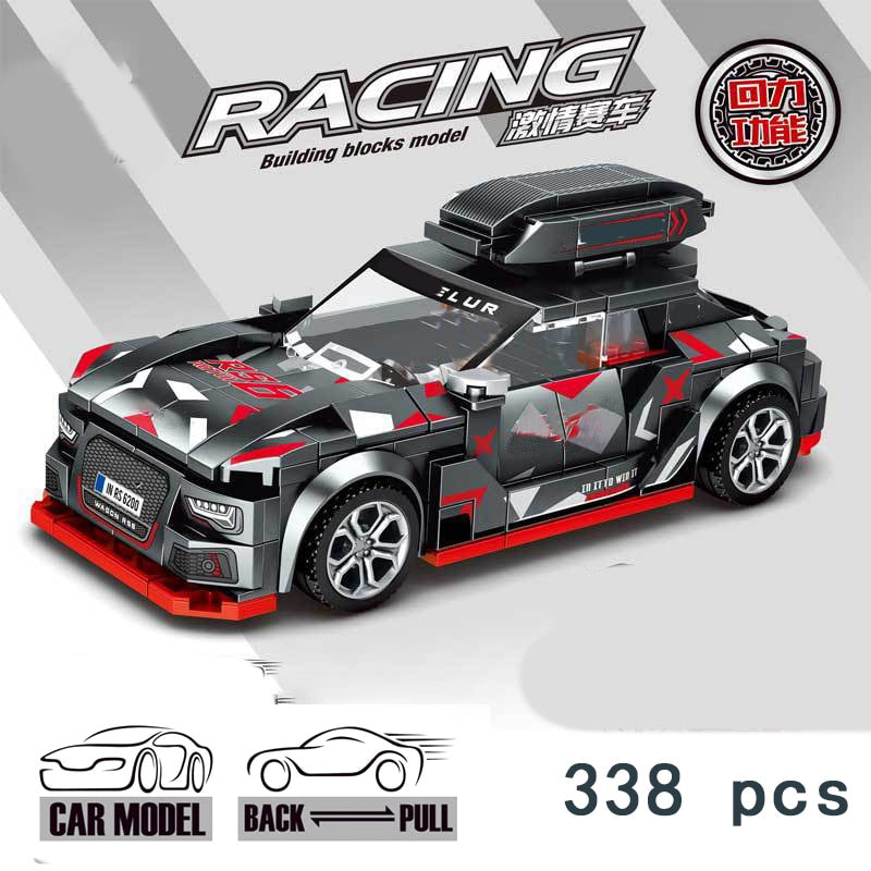 Racing Car City Speed Champions Sports Model Building Blocks DIY Bricks Kids Toy Classic Rally Super Racers Vehicle f1 technique