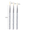 3Pcs Acrylic French Stripe Nail Art Liner Brush Set 3D Tips Manicure Ultra-thin Line Drawing Pen UV Gel Brushes Painting Tools