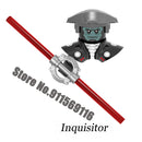 Disney Luke Skywalker Ahsoka Tano Building Block Yoda Obi-Wan Kenobi Sith Kylo Ren Count Dooku Starkiller Brick Figure Toy