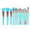 XINYAN Blue Makeup Brushes Set Eyeliner Eyelash Solid Eye Shadow Cosmetics Blending Beauty Makeup Brushes Set Tool Kit Maquiagem