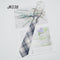 Lazy JK Ties Women Plaid Neck Tie Girls Japanese Style for Jk Uniform Cute Necktie Plaid Uniform School Accessories