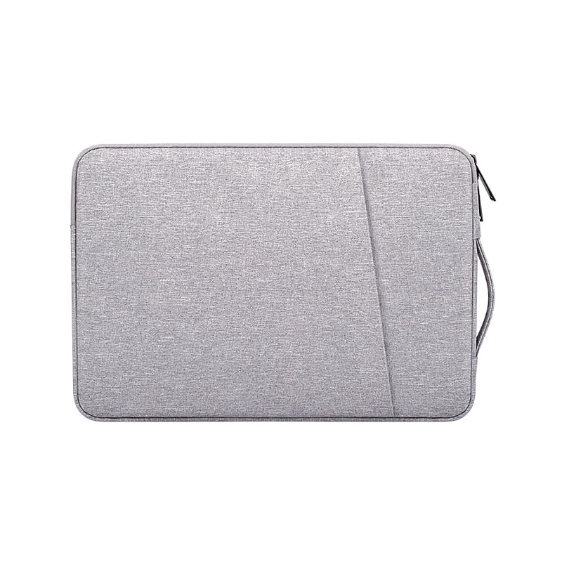 Side Carry Laptop Bag with Front Bag for iPad 13/14/15 inch Notebook Case for Macbook Computer Handbag Laptop Sleeve Briefcase