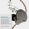 KZ ZSN Pro Wired Earphone 1DD+1BA Hybrid Technology In Ear Headphones HIFI Bass Metal Earplugs Movement Noise Reduction Headset