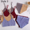 2PC Underwear Set Women Seamless Bra Set Wireless Bra Sexy High Waisted Female Underpants Comfortable Basic Bralette Lingerie