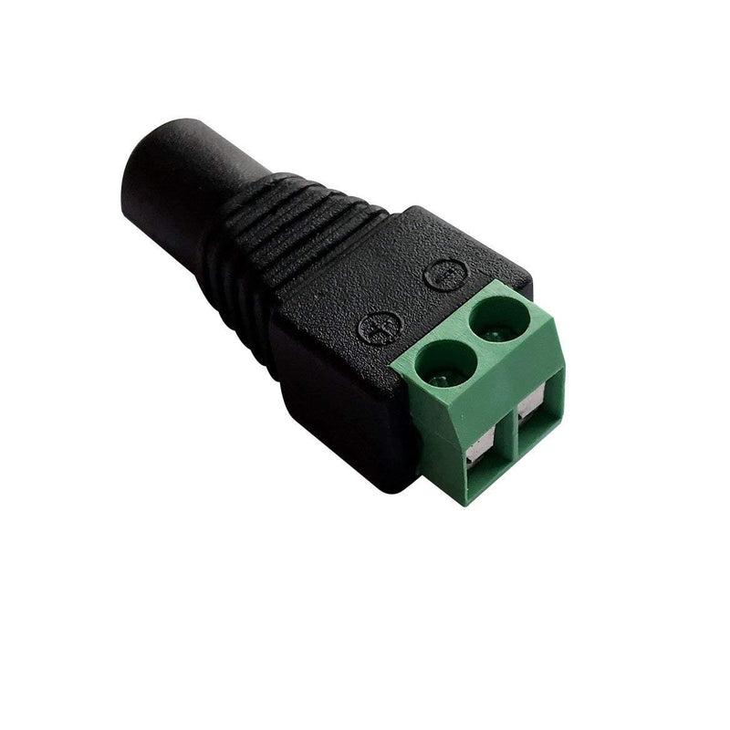 Male Female DC Connector 2.1mm*2.5mm Power Jack Adapter Plug For LED Strip Light CCTV Router Camera Home Applicance