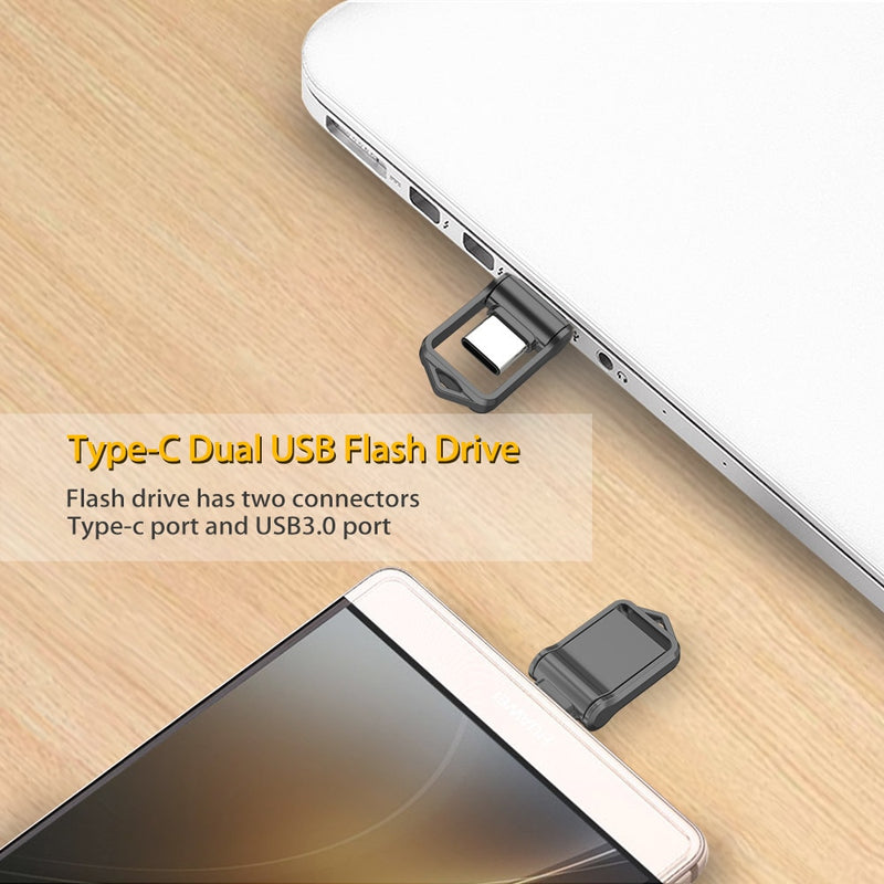 TOPESEL32GB 64GB 128GB OTG Type C USB 3.0 Flash Drive Mini External Memory Stick for SmartPhone, MacBook, Tablet, Samsung Galaxy