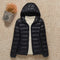 2021 New Women Thin Down Jacket White Duck Down Ultralight Jackets Autumn And Winter Warm Coats Portable Outwear