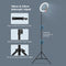 Selfie Ring Light Photography Led Rim Of Lamp With Mobile Holder Support Tripod Stand Ringlight For Live Video Streaming