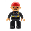 Big Size Action Figures City Princess Policemen Family Building Block Doll Character Accessory Toys Assembly Children Kids Gift
