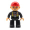 Big Size Action Figures City Princess Policemen Family Building Block Doll Character Accessory Toys Assembly Children Kids Gift
