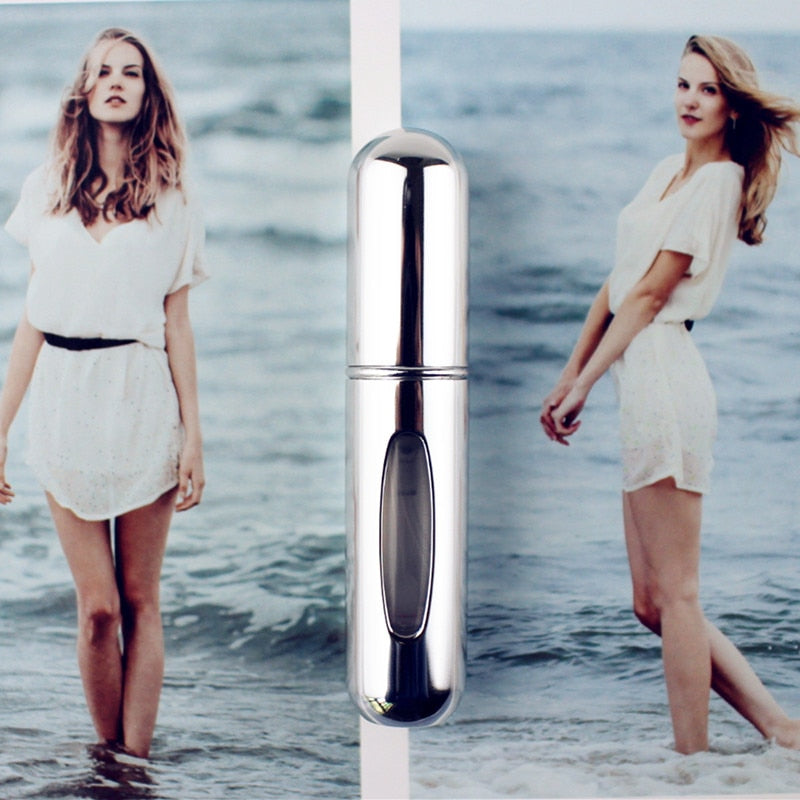 1PC Top Quality 5ml Perfume Bottle Mini Metal Sprayer Refillable Aluminum Perfume Atomizer Travel Size