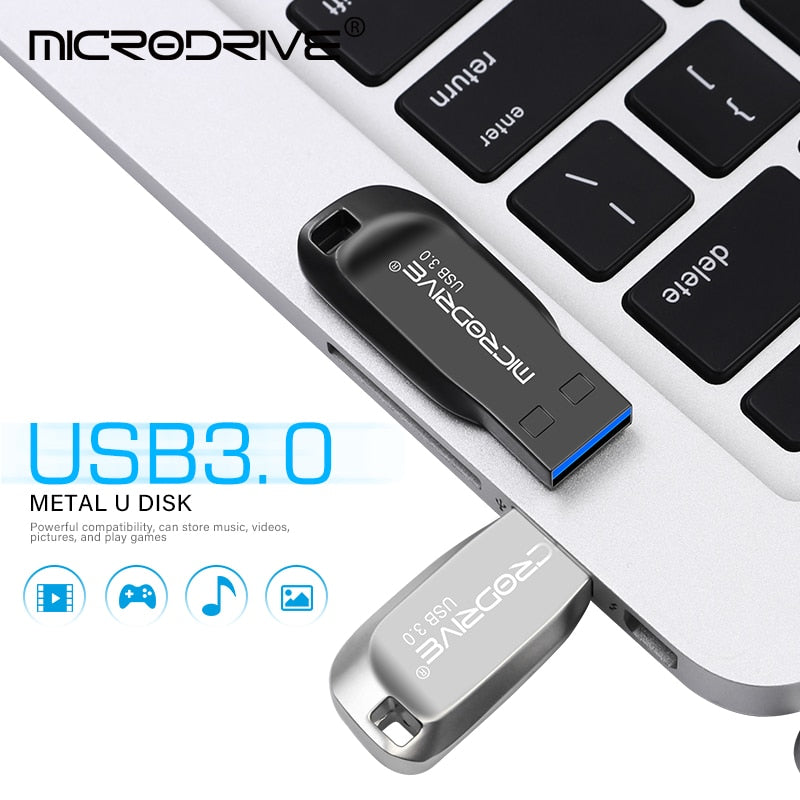 USB3.0 flash drive Super mini 32GB pendrive metal 4g 8gb 16GB 32GB 64GB 128GB pen drive USB 3.0 tiny memory stick U Disk cle usb