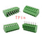 2.54mm/0.1&quot; Pitch PCB Screw Terminal Block Connector 2P 3P 4P 5P 6P 7P 8P 9P 10P 12P 16Pin Terminals 150V 6A for 26-18AWG Cable