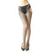 Sexy Solid Striped Elastic High Waist Transparent Stockings Lingerie Garter Fishnet Pantyhose Open Crotch Tights