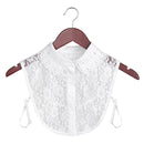 Women Cotton Lace Fake Collar Blouse Vintage Detachable Collar Women&