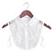 Women Cotton Lace Fake Collar Blouse Vintage Detachable Collar Women&