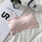 Fashion Women Sling Tube Top Sexy Bra Top Breathable Chest Pad Wearing Underwear Seamless Ice Silk Breast Wrap Lingerie Female