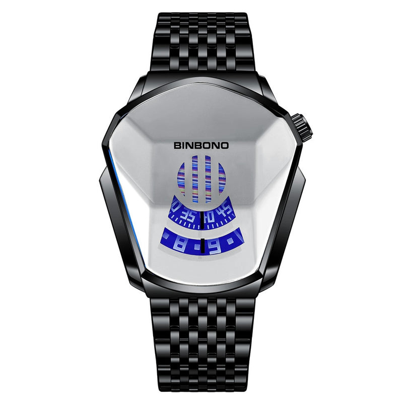 New Arrival Watch Men Waterproof Creative Wrist Watch For Male Clock Men Watch Relgio Masculino Gold Stainless Steel Wristwatch
