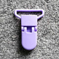5pcs 25mm Plastic Baby Pacifier Chain Transparent Pacifier Clips Soother Holder For Baby Pacifier Nipples Holder Round Clamp