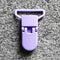 5pcs 25mm Plastic Baby Pacifier Chain Transparent Pacifier Clips Soother Holder For Baby Pacifier Nipples Holder Round Clamp