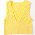 Women&#39;s Top Sexy Crop Top Female Seamless Underwear Bralette Tank Top Girls Summer Cami Sexy Deep V Lingerie Sports Camisole